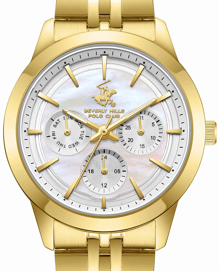 Часы Beverly Hills Polo Club BP3705C.120 — кварцевые, сталь металл