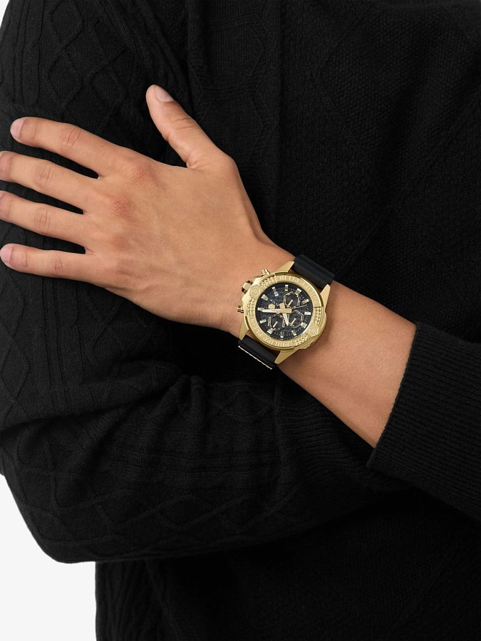 Часы Philipp Plein The $kull Chrono PWWFA0225 — силикон, мужские
