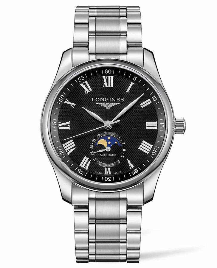Часы Longines Master Collection L2.909.4.51.6 — мужские, черный