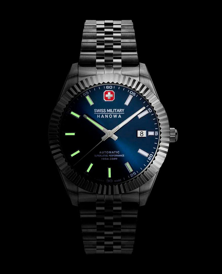 Часы Swiss Military Hanowa Diligenter SMWGL0002102 — мужские, серебристый