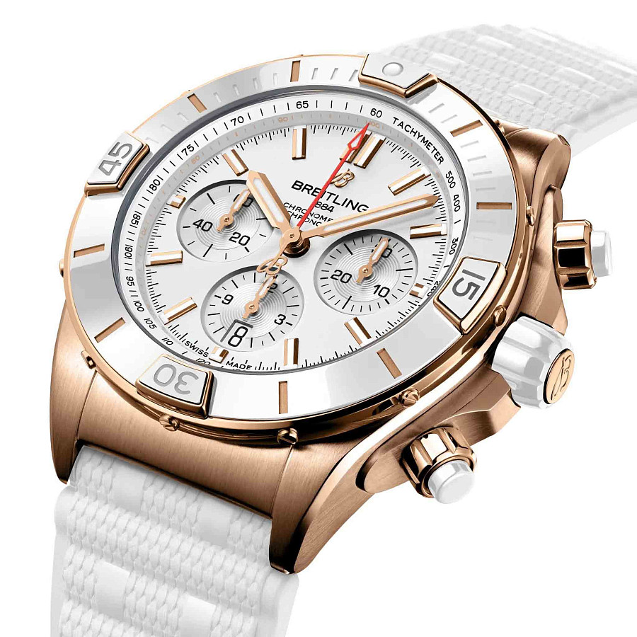 Часы Breitling Super Chronomat B01 44 mm RB01364A1G1S1 — механические, золото