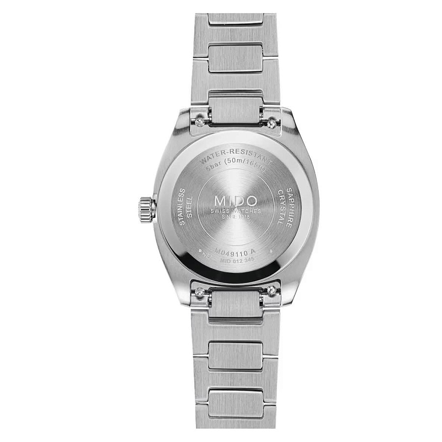 Часы Mido Multifort TV 28 Quartz M049.110.11.096.00 — металл сталь, Швейцария