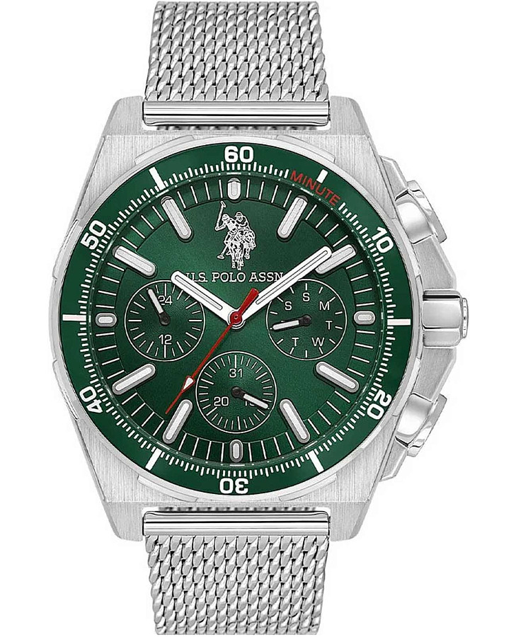 Часы U.S. Polo Assn. Crossing USPA1092-05 — мужские, зеленый