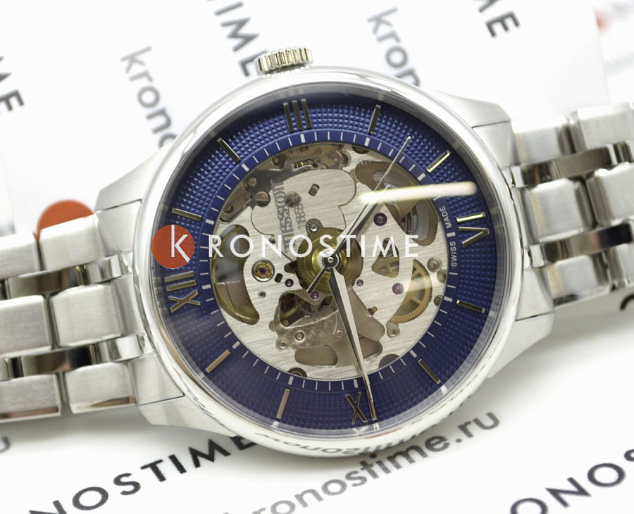 Часы Tissot Chemin des Tourelles Squelette T139.836.11.048.00 — артикул T1398361104800, мужские