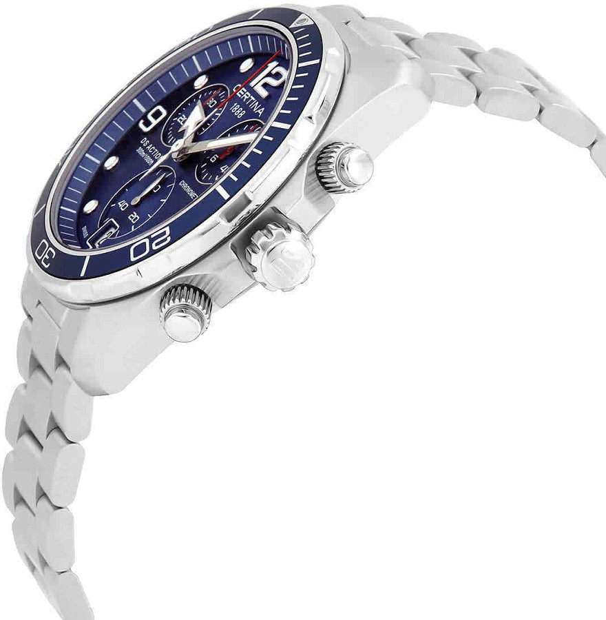 Часы Certina DS Action Chrono COSC C032.434.11.047.00 — мужские, серебристый