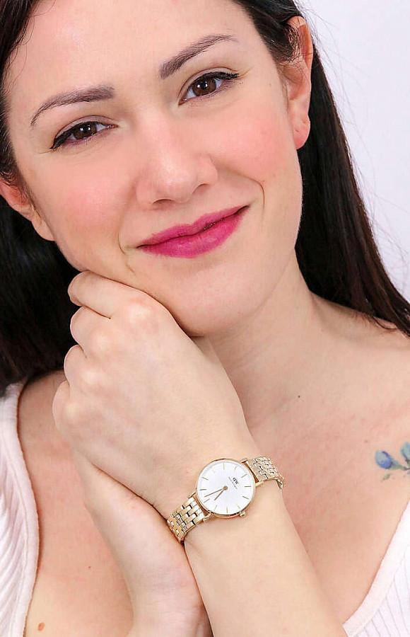 Часы Daniel Wellington Petite 5-Link Evergold DW00100614 — артикул DW00100614, женские