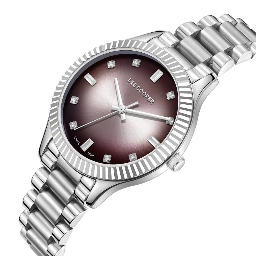 Часы Lee Cooper LC08079.350 — кварцевые, металл суперметалл
