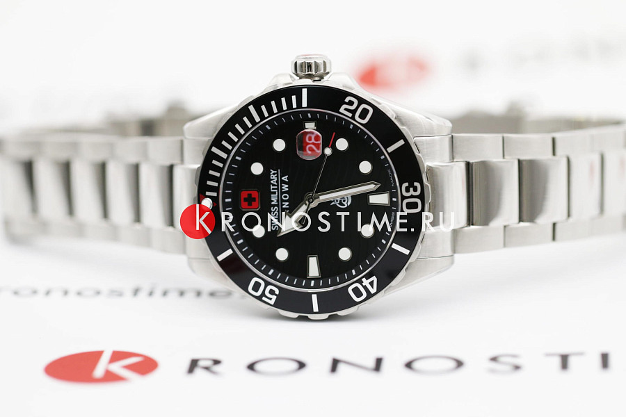 Часы Swiss Military Hanowa Offshore Diver II SMWGH2200301 — кварцевые, сталь металл