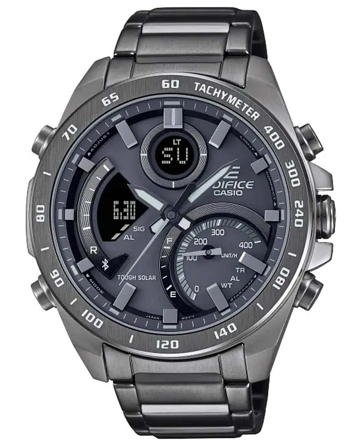 Часы Casio Edifice ECB-900MDC-1ADR (ECB-900MDC-1A) — мужские, серый