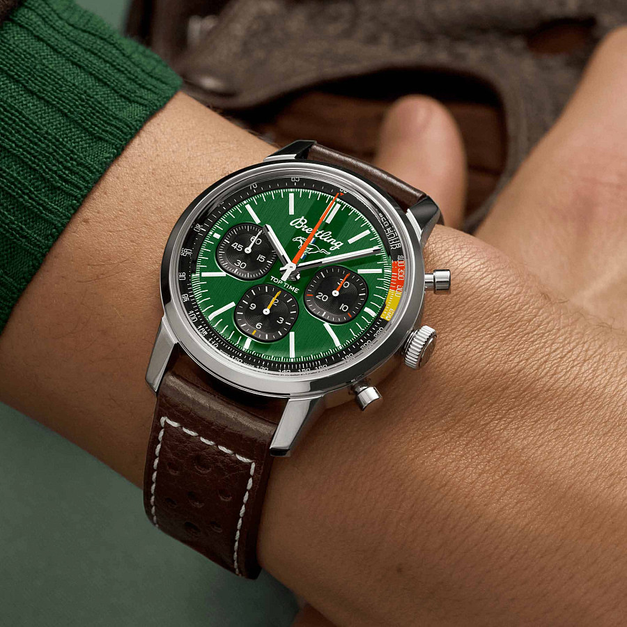 Часы Breitling Top Time B01 Ford Mustang AB01762A1L1X1 — кожаный, мужские