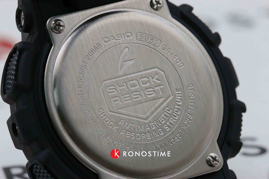 Часы Casio G-Shock GA-100-1A1DR (GA-100-1A1) — черный, электронные