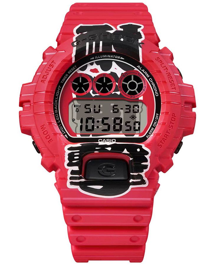 Часы Casio G-Shock DW-6900AKA-4 — кварцевые, пластик
