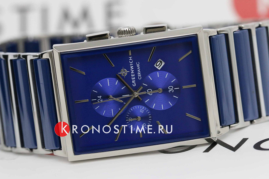 Часы Greenwich Chronos GW 533.10.36 — кварцевые, сталь металл
