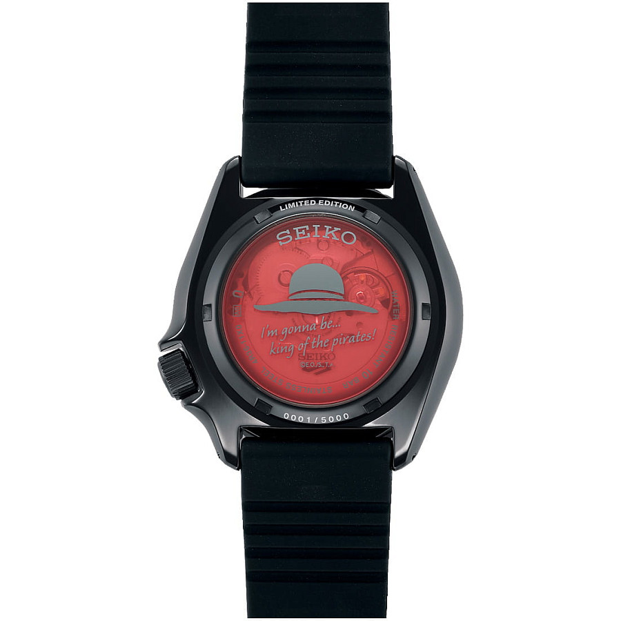 Часы Seiko 5 Sports SRPH65K1S — силикон, мужские