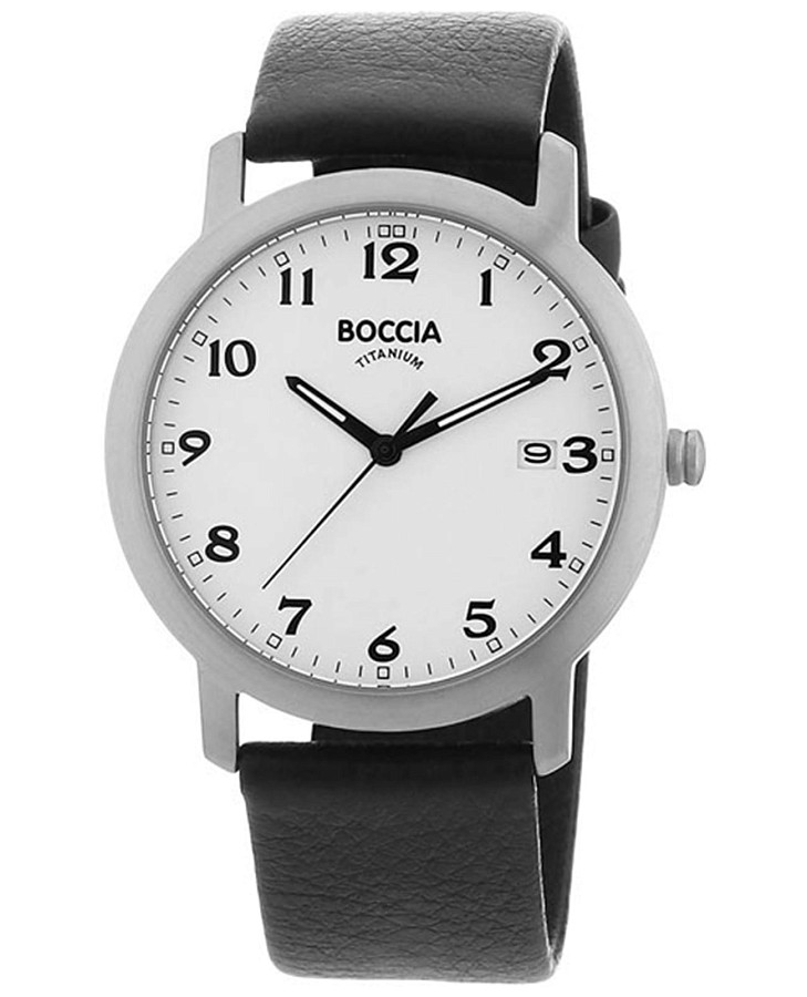 Часы Boccia Titanium 3618-01 — мужские, белый