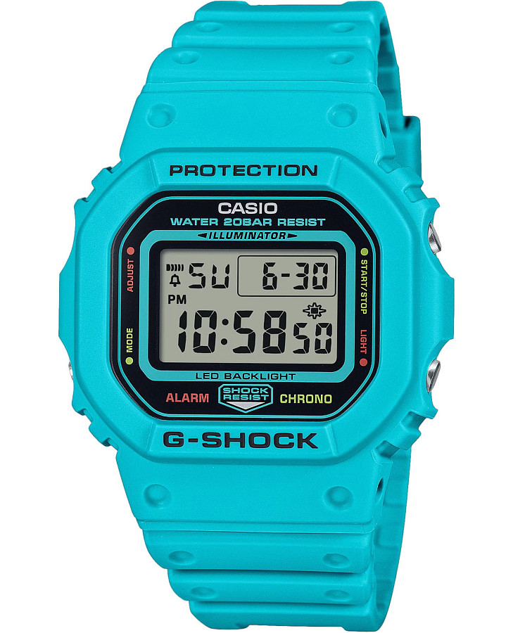 Часы Casio G-Shock DW-5600EP-2 — мужские, серый