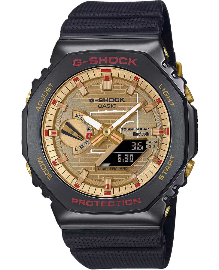 Часы Casio G-Shock GBM-2100RH-1A — мужские, золотой