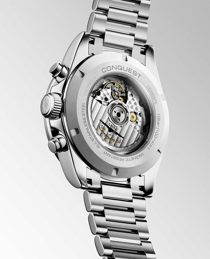 Часы Longines Conquest L3.835.4.98.6 — керамика сталь металл, Швейцария