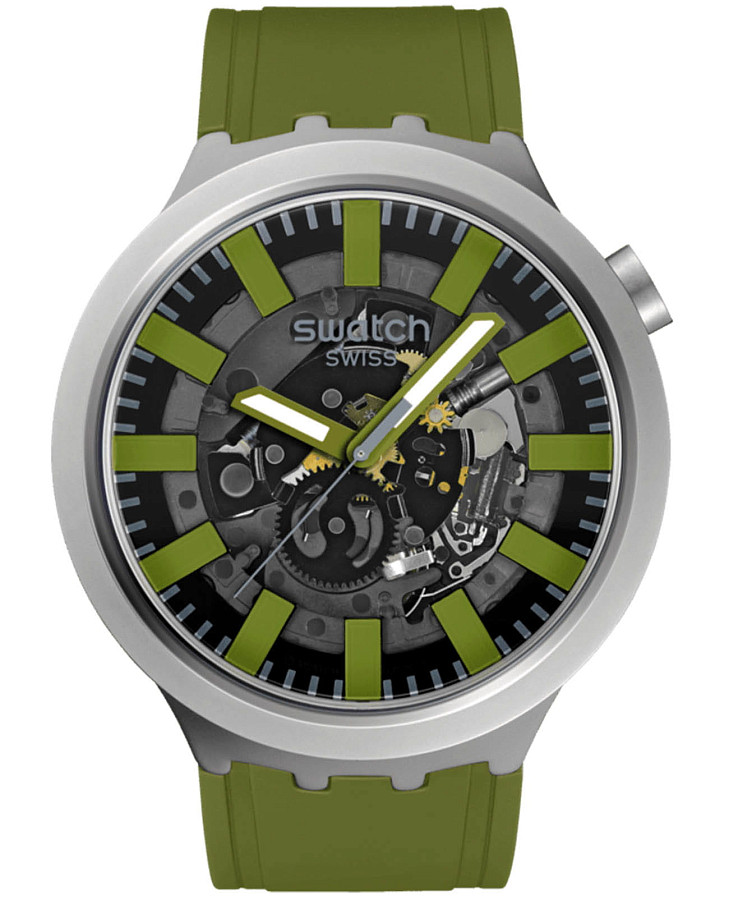 Часы Swatch Big Bold Irony Standard SB07S118 — мужские, серый