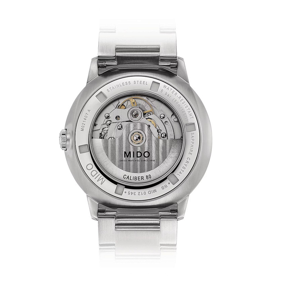 Часы Mido Commander Gradient M021.407.11.411.01 — синий, металл сталь