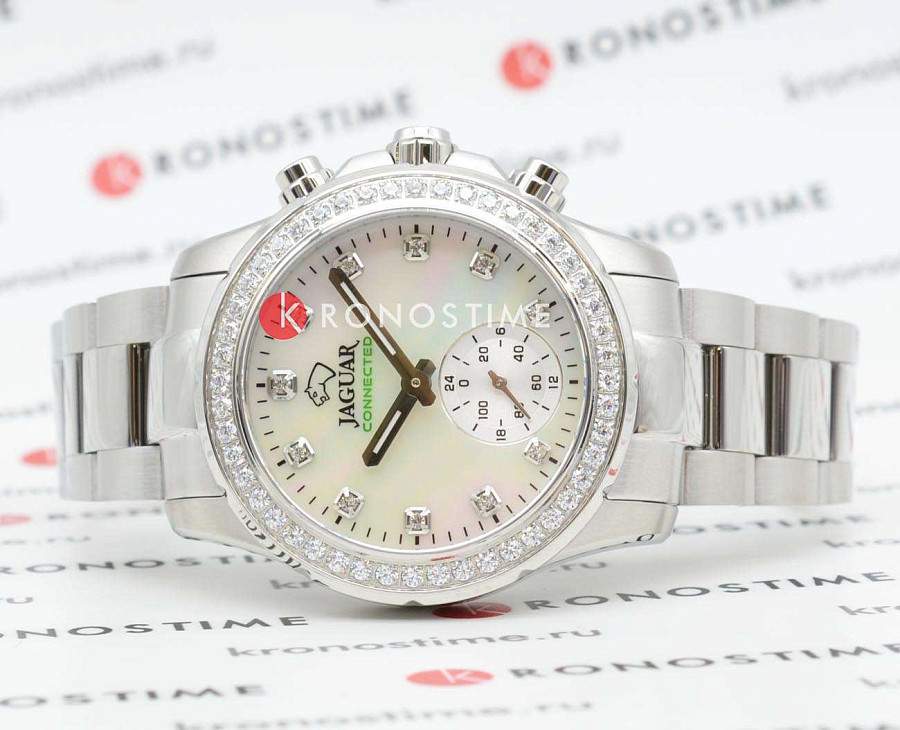 Часы Jaguar Connected Lady J980/1 — кварцевые, металл сталь