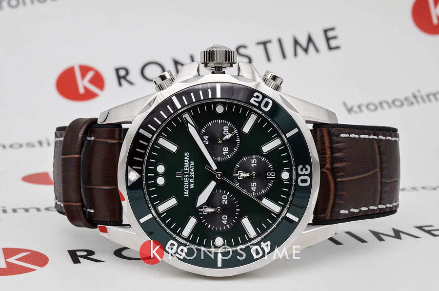 Часы Jacques Lemans Sport 1-2091C — кварцевые, сталь металл