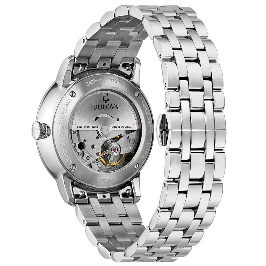 Часы Bulova Hudson 96B447 — металл сталь, США