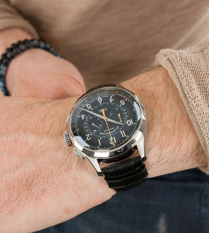 Часы Штурманские Открытый Космос NE86/1855015 — кожаный, черный