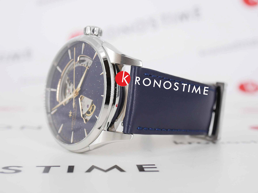 Часы Hamilton Jazzmaster Open Heart Auto H32705640 — кожаный, мужские