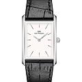 Шведские наручные часы Daniel Wellington Bound Black Crocodile Silver DW00100697