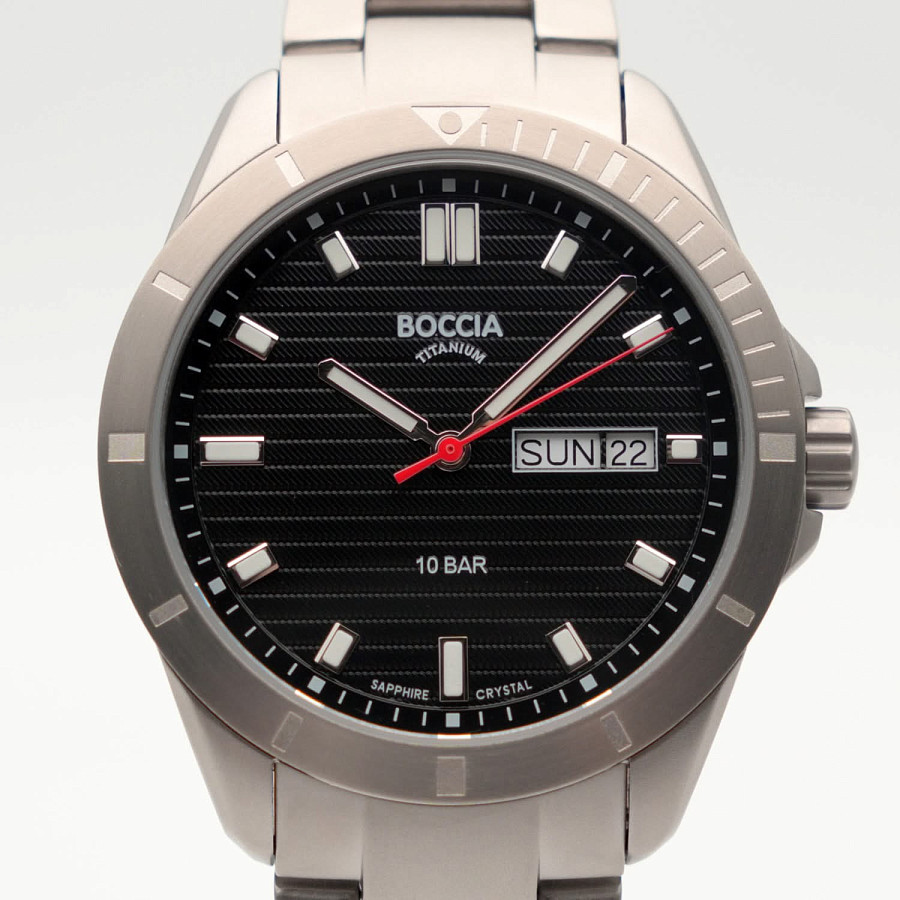 Часы Boccia Titanium 3685-03 — титан, Германия