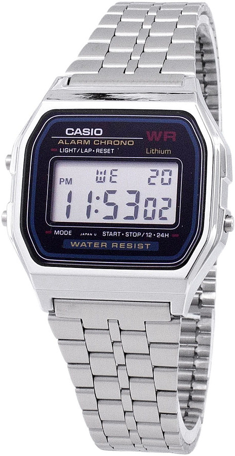 Часы Casio Vintage A-159WA-N1DF (A159WA-N1) — нержавеющая сталь, мужские