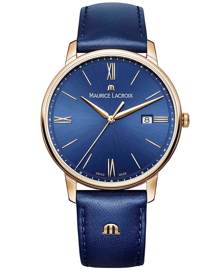 Часы Maurice Lacroix Eliros Date EL1118-PVP01-411-1 — мужские, синий