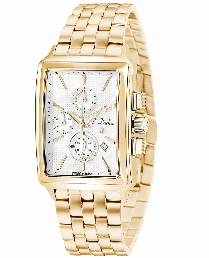 Часы L'Duchen Adventure Chrono D 612.20.33 — кварцевые, металл сталь