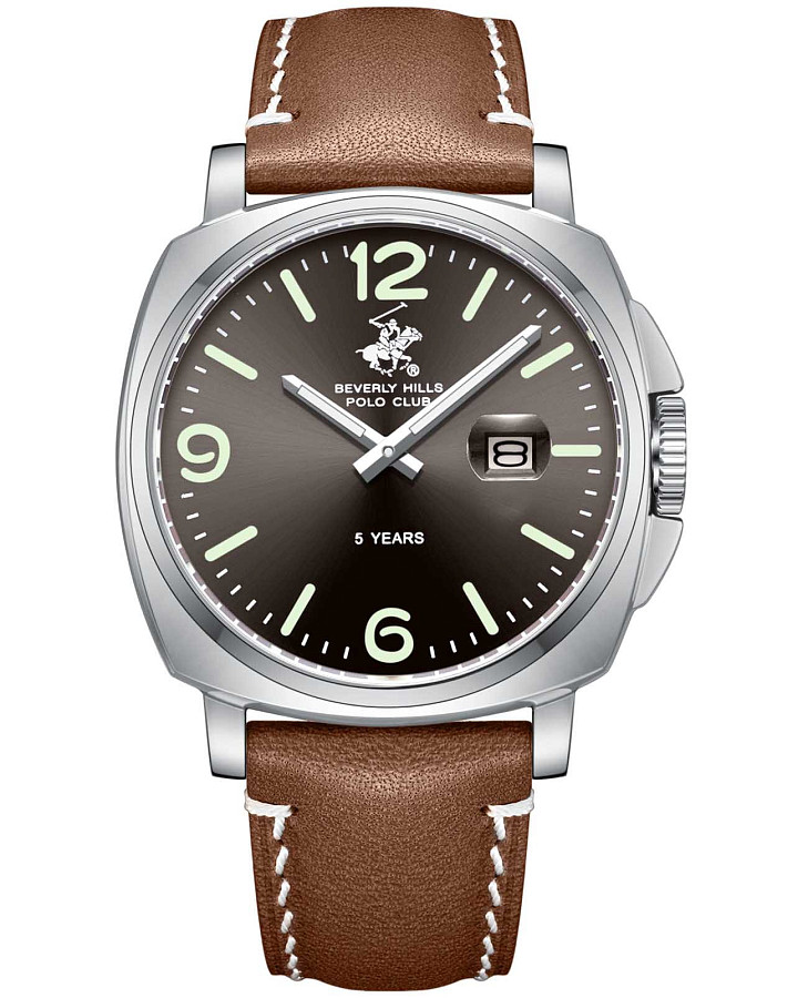 Часы Beverly Hills Polo Club BP3867X.364 — мужские, коричневый