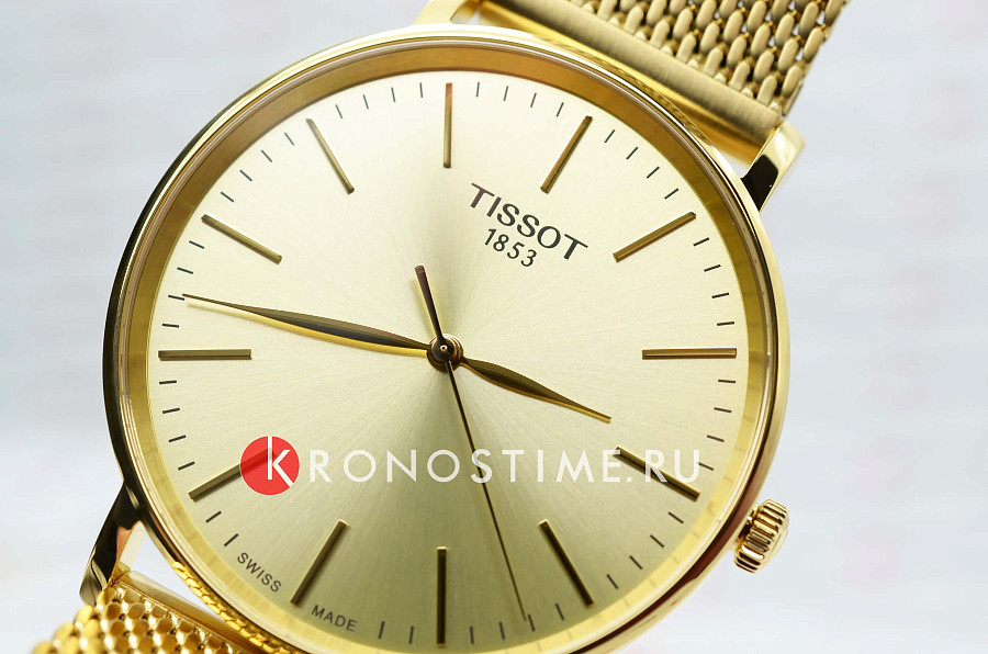 Часы Tissot Everytime Gent T143.410.33.021.00 — кварцевые, Швейцария, мужские