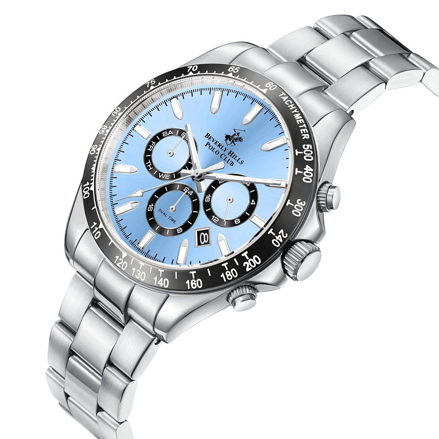 Часы Beverly Hills Polo Club BP3127X.300 — кварцевые, металл сталь