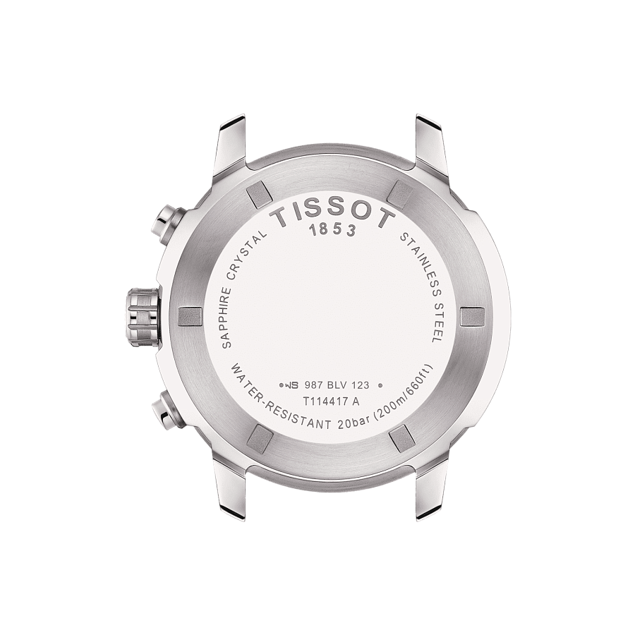 Часы Tissot PRC 200 Chronograph T114.417.17.047.00 — каучук, мужские