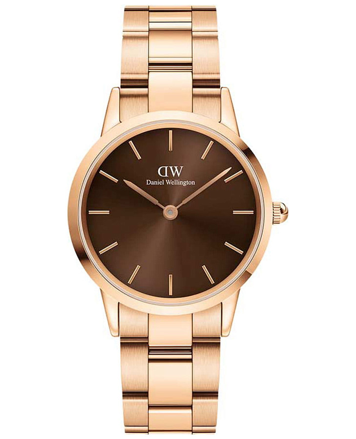 Часы Daniel Wellington Iconic Link Amber DW00100462 — женские, коричневый