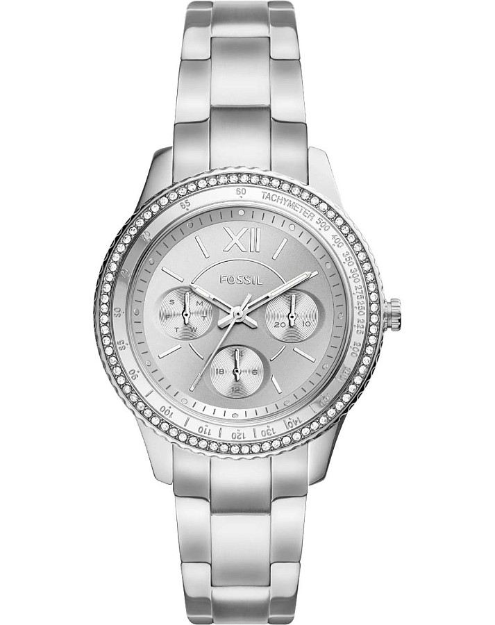 Часы Fossil Stella ES5108 — женские, серебристый