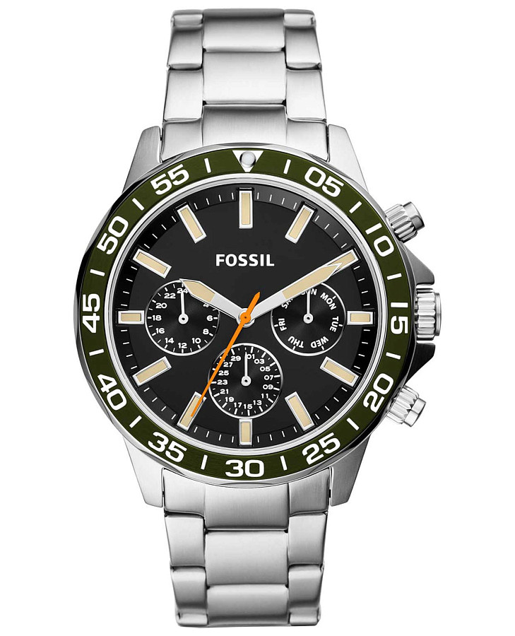 Часы Fossil Bannon BQ2625 — мужские, черный