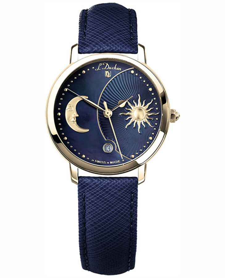 Часы L'Duchen Day & Night D 781.23.37 — женские, перламутровый