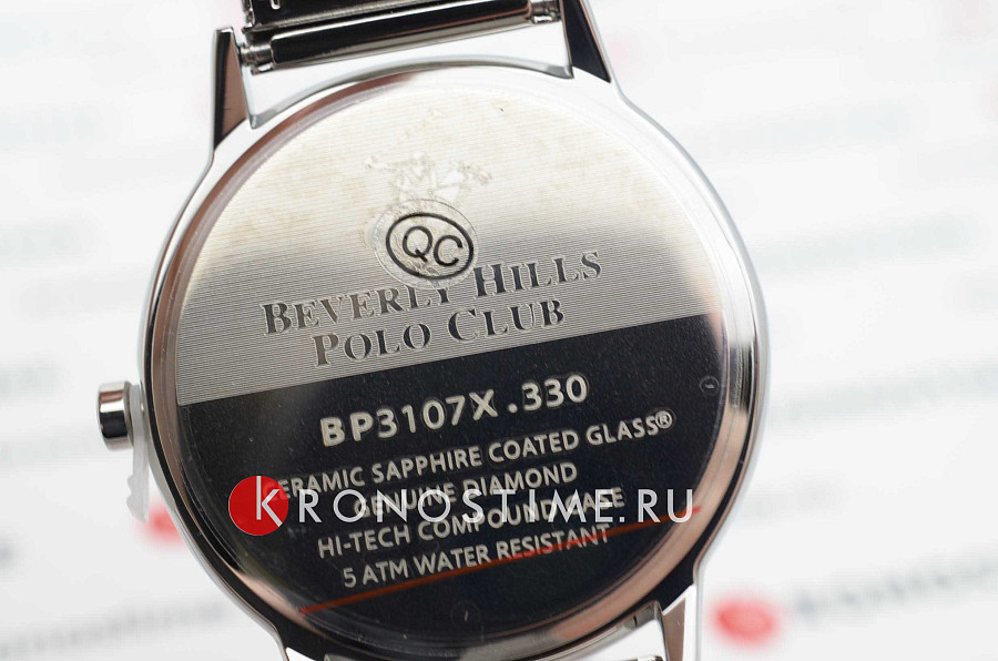 Часы Beverly Hills Polo Club BP3107X.330 — сталь, США