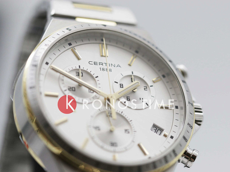 Часы Certina DS-7 Chronograph C043.417.22.031.00 — механические, металл сталь