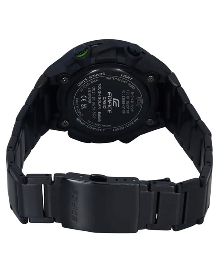 Часы Casio Edifice ECB-2200RC-1A3 — металл карбон, Япония