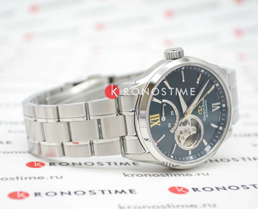 Часы Orient Star RE-AT0002E (RK-AT0002E) — зеленый, металл сталь