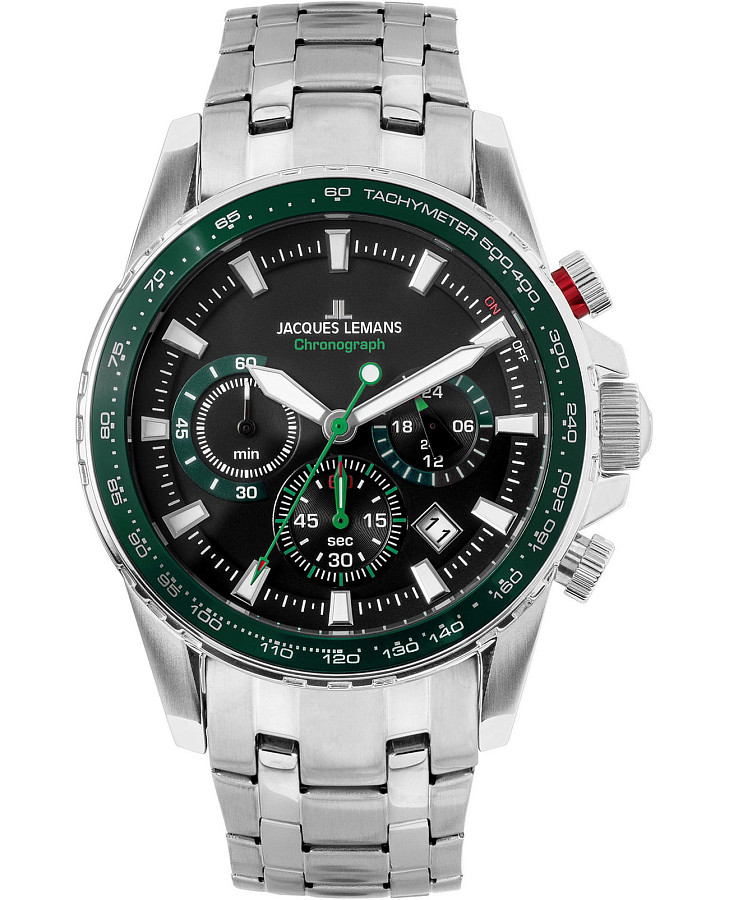 Часы Jacques Lemans Sport 1-2099F — мужские, черный