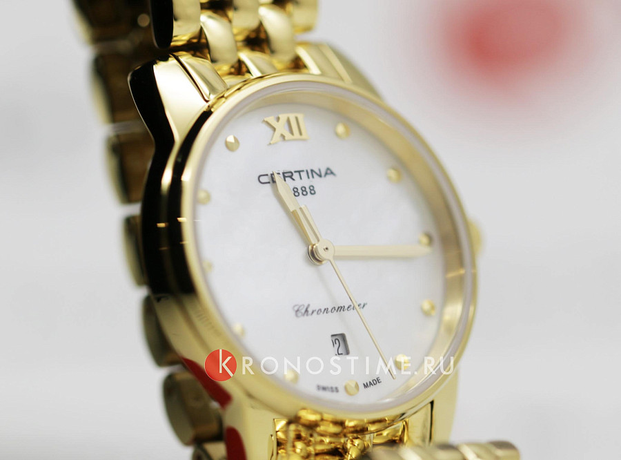 Часы Certina DS-8 C033.051.33.118.00 — кварцевые, Швейцария, женские