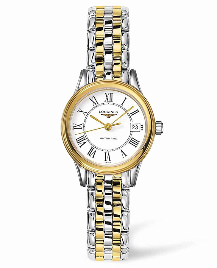 Часы Longines Flagship L4.274.3.21.7 — женские, белый