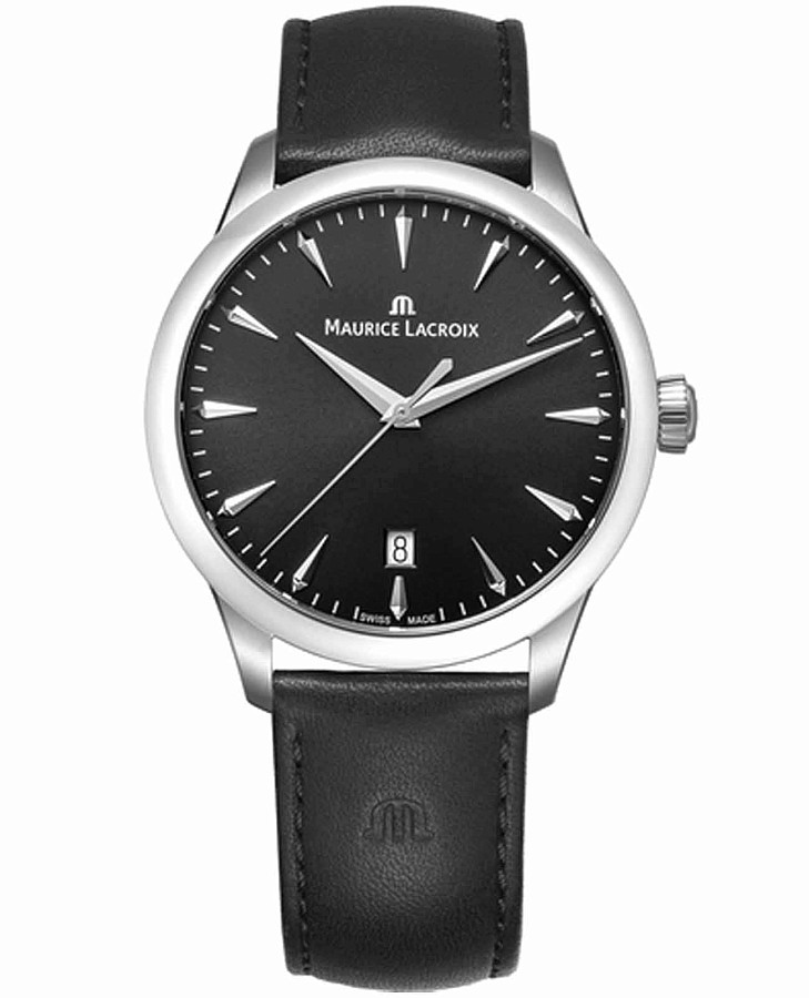 Часы Maurice Lacroix 1975 751007-SS001-330-2 — мужские, черный